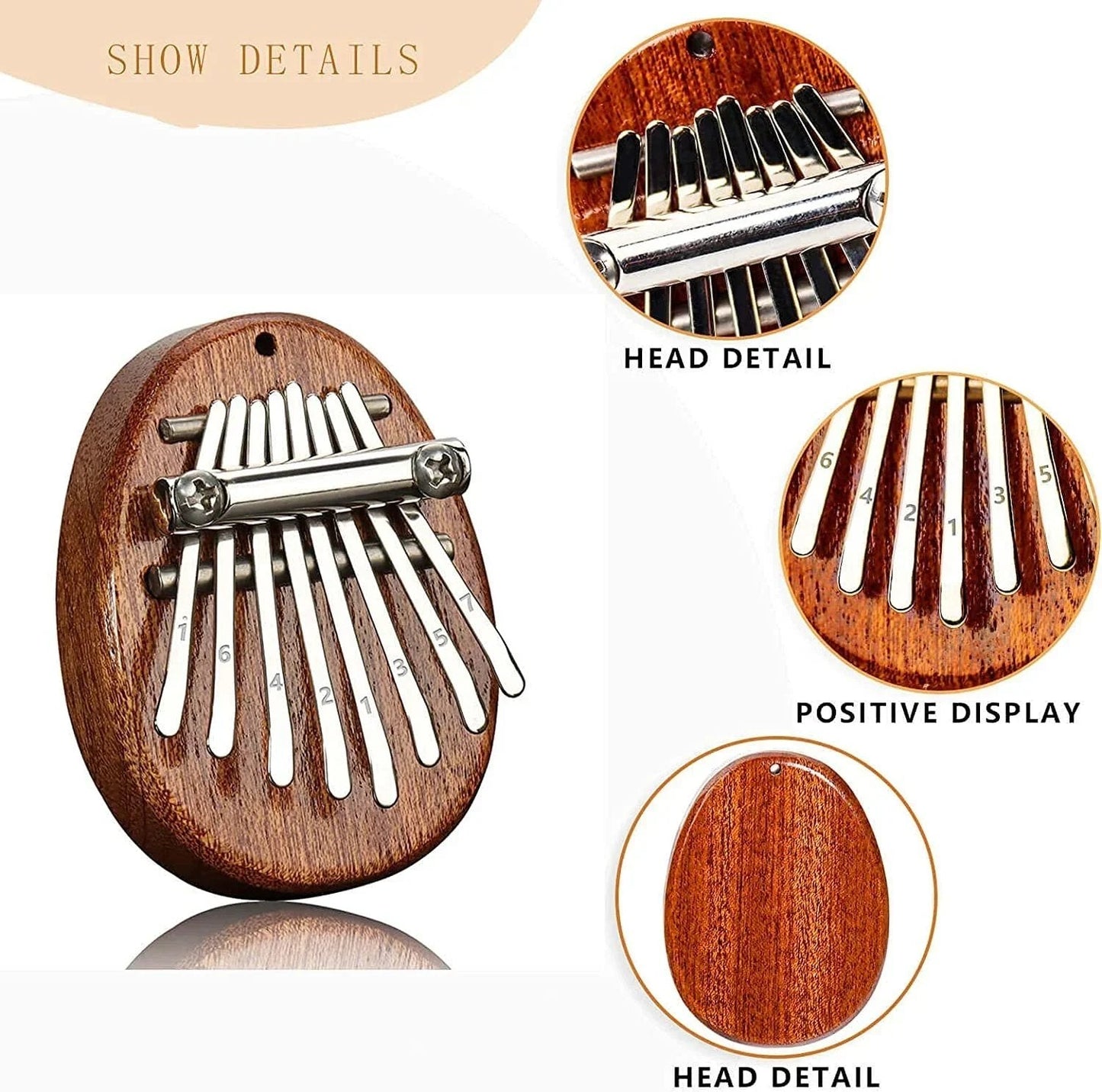 Kalimba 8 Key exquisite Finger Thumb Piano